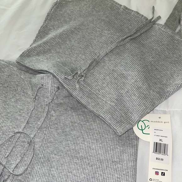 Madden Girl Ribbed Knit Short Set - Picture 5 of 6